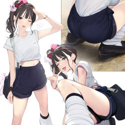 This is a pixiv picture whose title is 体育祭ガール.