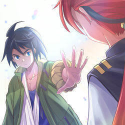 This is a pixiv picture whose title is おまえはこっちに来ちゃいけない.