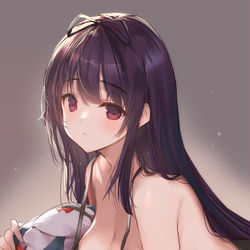 This is a pixiv picture whose title is 夜更かし.