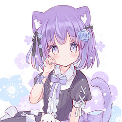 This is a pixiv picture whose title is (=^-ω-^=).