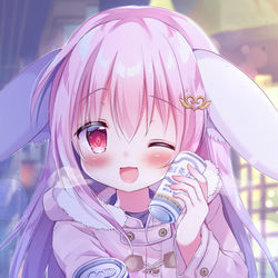 This is a pixiv picture whose title is 「はい、これ飲んであったまろ？」.