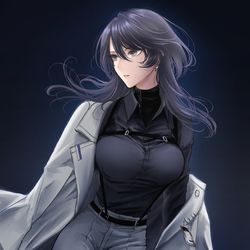 This is a pixiv picture whose title is 局長.