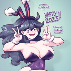 This is a pixiv picture whose title is Hex Bunny.