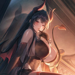 This is a pixiv picture whose title is [仕事絵] 판타지 세상에서 작가로 살아가는 법.