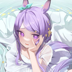This is a pixiv picture whose title is 花嫁マックイーン.