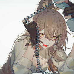 This is a pixiv picture whose title is voicemail.