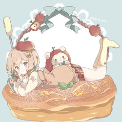 This is a pixiv picture whose title is 🍎.