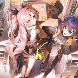 This is a pixiv picture whose title is 绝区零.