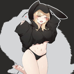 This is a pixiv picture whose title is Merc san Bunny.