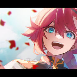 This is a pixiv picture whose title is 水星の魔女.