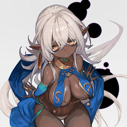 This is a pixiv picture whose title is ダークエルフの踊り子さん.