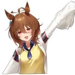 This is a pixiv picture whose title is アグネスタキオン.