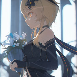 This is a pixiv picture whose title is 失われた深淵·葬儀（lumine）p6 1-2-3.