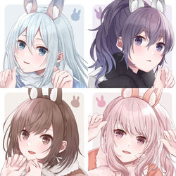 This is a pixiv picture whose title is お正月衣装ニーゴ.