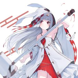 This is a pixiv picture whose title is 卯.