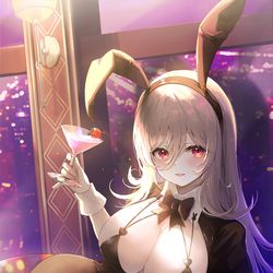 This is a pixiv picture whose title is 誘惑するバニー.