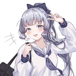 This is a pixiv picture whose title is 神里綾華.