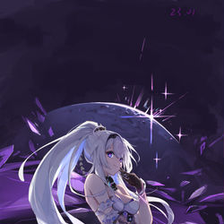 This is a pixiv picture whose title is 终焉琪亚娜.