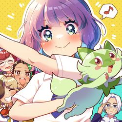 This is a pixiv picture whose title is ポケモンSV！！.