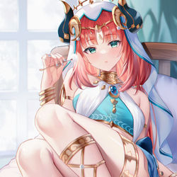 This is a pixiv picture whose title is 妮露.