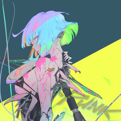 This is a pixiv picture whose title is 边缘行者.