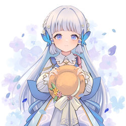 This is a pixiv picture whose title is ヘアアレンジ新スキン綾華ちゃん.