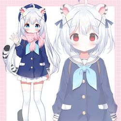 This is a pixiv picture whose title is 💙.