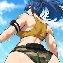 This is a pixiv picture whose title is Leona.