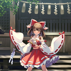 This is a pixiv picture whose title is TENITOL 博麗霊夢.