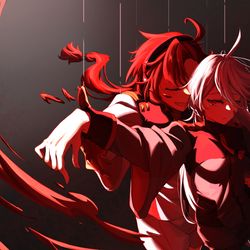 This is a pixiv picture whose title is 救贖，亦或是深淵.