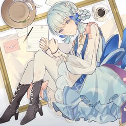 This is a pixiv picture whose title is 花の手紙🌸.