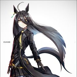 This is a pixiv picture whose title is マンハッタンカフェ.