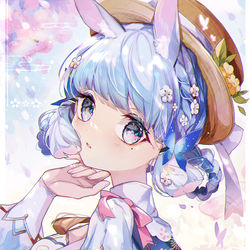 This is a pixiv picture whose title is 綾華ちゃん.