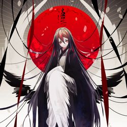 This is a pixiv picture whose title is 鳥娘 弐.