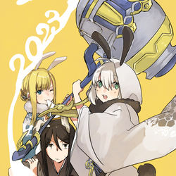 This is a pixiv picture whose title is 2023あけおめ.