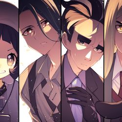 This is a pixiv picture whose title is 四 天 王.
