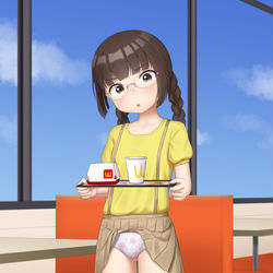 This is a pixiv picture whose title is 何よ、私がジャンクフード食べたらいけないっていうの⁉︎.