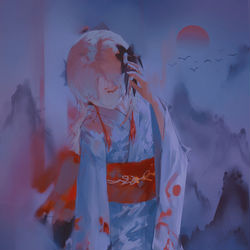 This is a pixiv picture whose title is ⛰️.