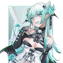 This is a pixiv picture whose title is Blue Blood.