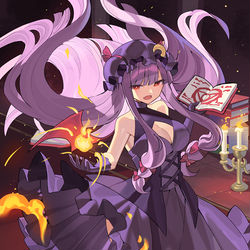 This is a pixiv picture whose title is ヴァンパイアパチュリー.