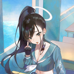 This is a pixiv picture whose title is スケバン.