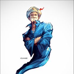 This is a pixiv picture whose title is アキネイター.