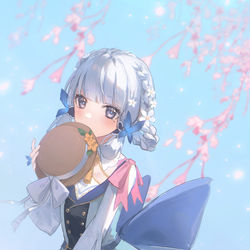 This is a pixiv picture whose title is 神里大小姐.