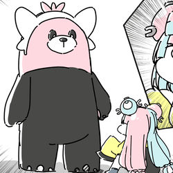 This is a pixiv picture whose title is 絶体絶命ナンジャモ.