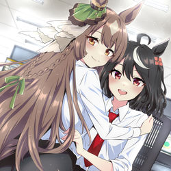 This is a pixiv picture whose title is キタサトOL.