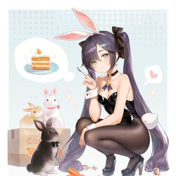 This is a pixiv picture whose title is bunny mona.