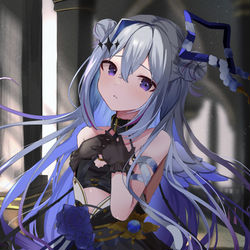 This is a pixiv picture whose title is 堕天使かなたそ.