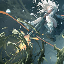 This is a pixiv picture whose title is 精准治疗.