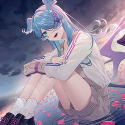 This is a pixiv picture whose title is 無題.