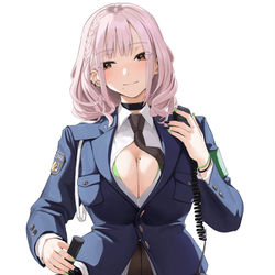 This is a pixiv picture whose title is 服装不良の警察さん2.